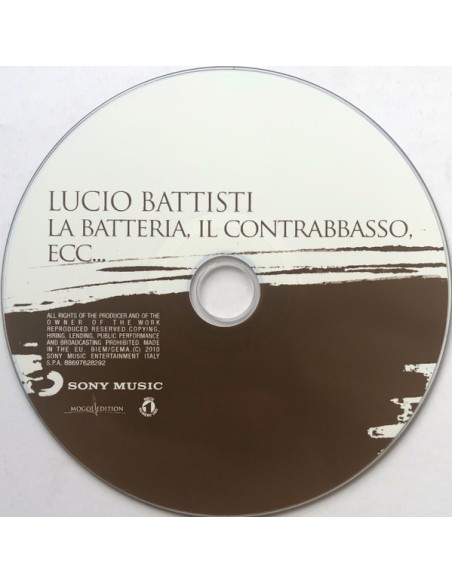 Lucio Battisti – La Batteria, Il Contrabbasso, Ecc...CD MOGOL EDITION