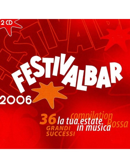 Festivalbar 2006 - Compilation Rossa CD USATO MOLTO BUONO