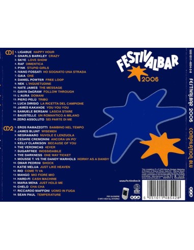 Festivalbar 2006 - Compilation Blu