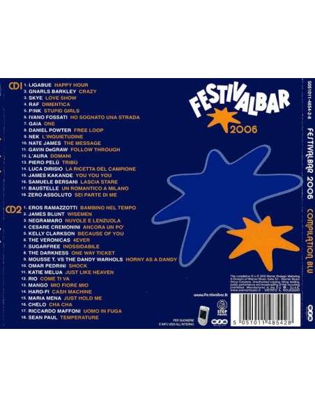 Festivalbar 2006 - Compilation Blu